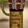 Коллекционная чашка «I'm waiting for the caffeine» Эта яркая и необычная чашка подойдёт любителю кофе. Подарок, который не будет пылиться на полке, но даже там он способен украсить интерьер кабинета или офиса.