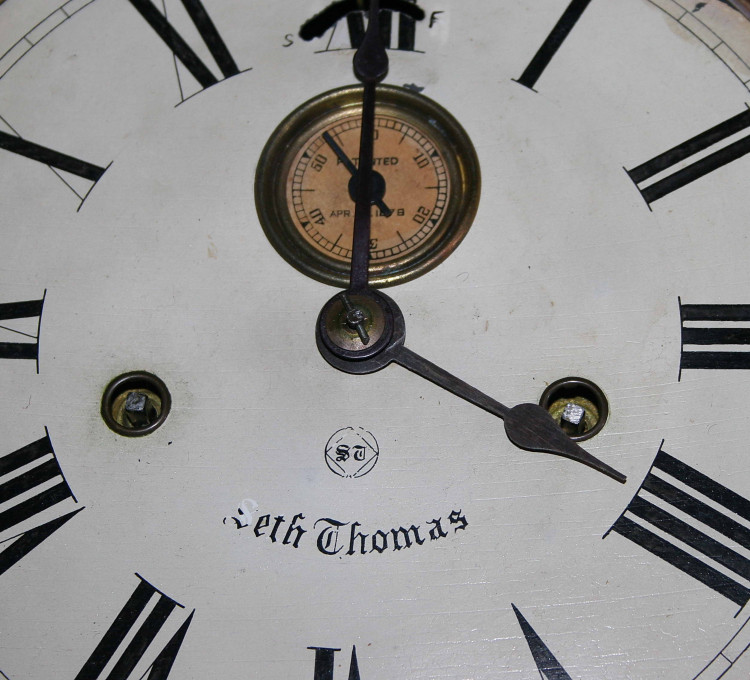 Настенные железнодорожные октагональные часы Seth Thomas из США